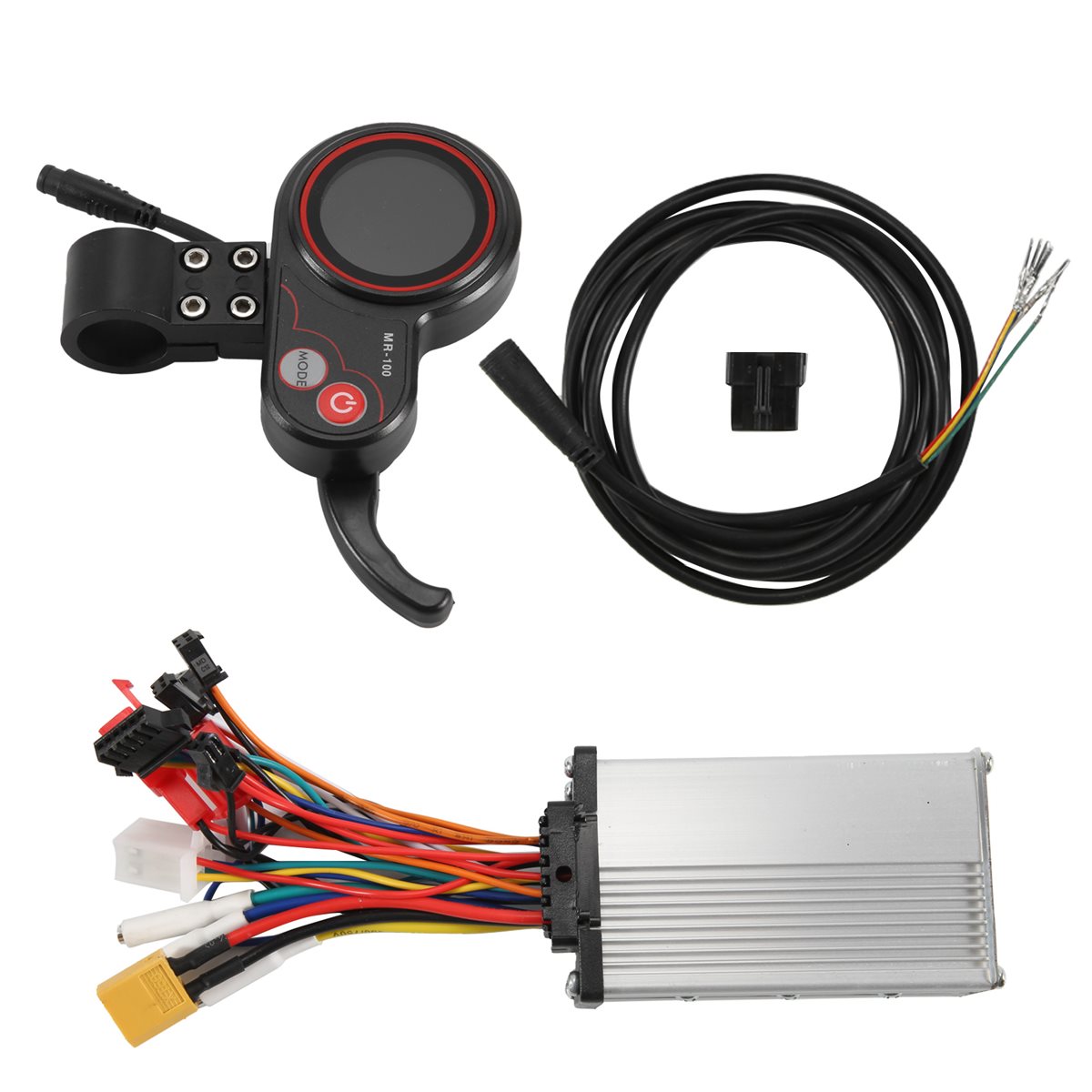 Electric Scooter 500W - A99X 36V 500W Controller+MR-100 LCD-display dashboardmeter