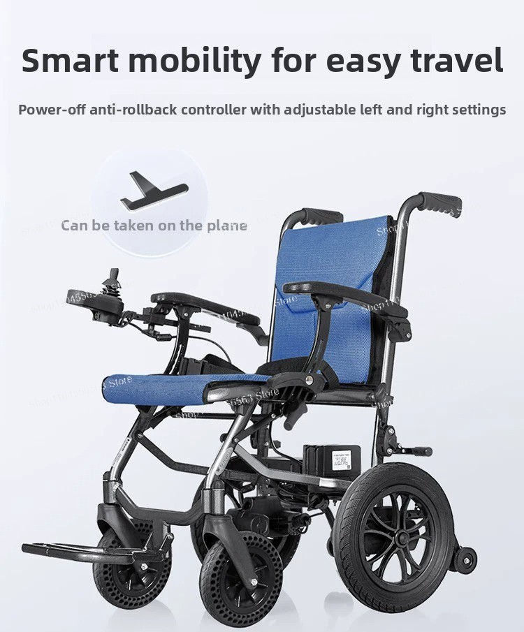 Folding Electric Scooter - Elektrische rolstoel, opvouwbaar, lichtgewicht, speciaal voor
