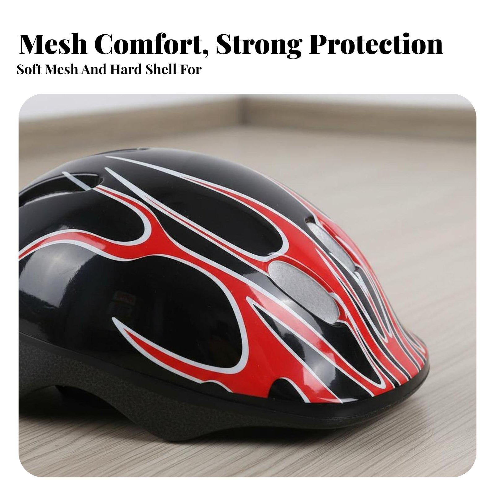 Scooter Helmet Set - Kinderhelm en knie-, elleboog- en polsbeschermers