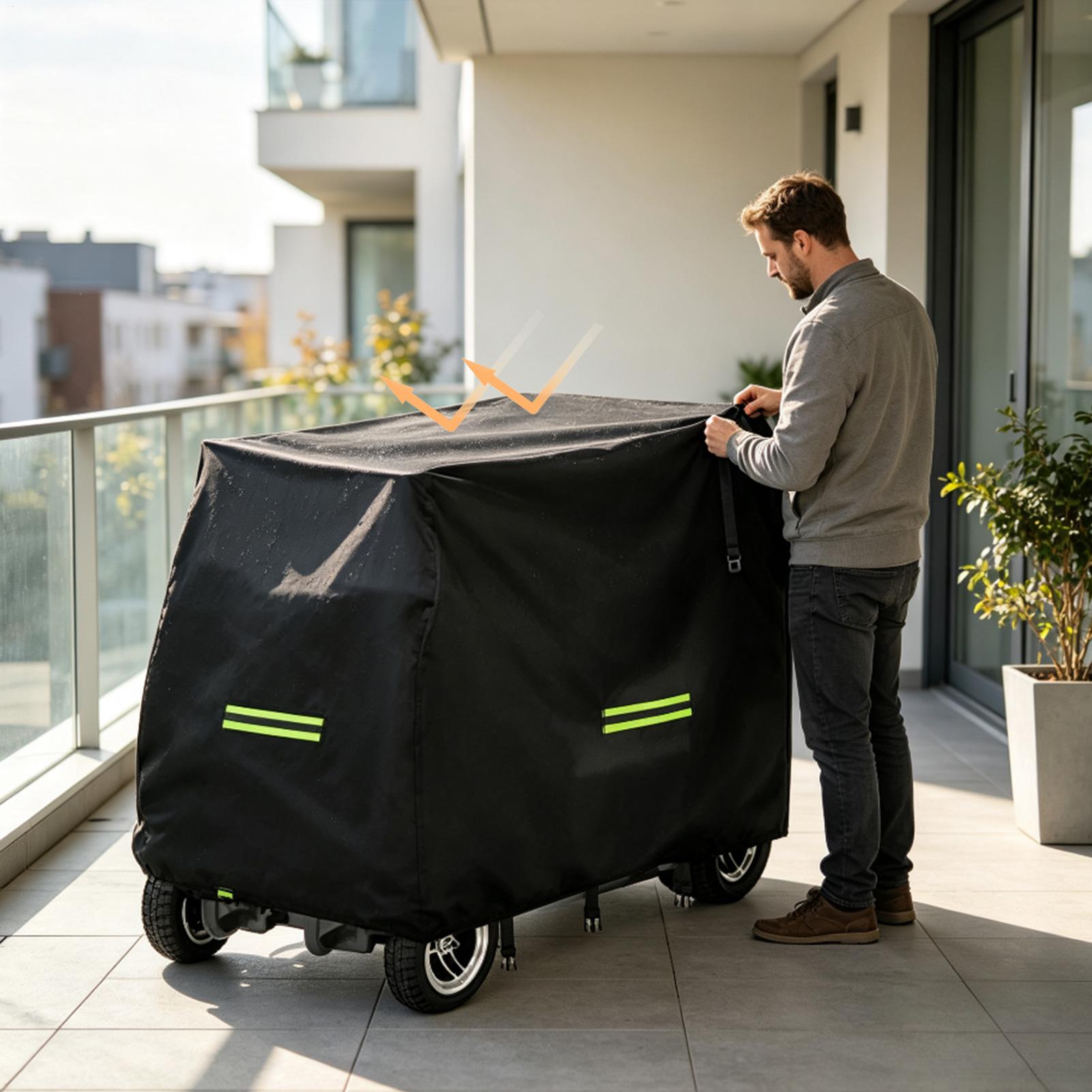 Hoes voor mobiliteits scooter, - Electric Scooter Rain Cover recensie en prijs