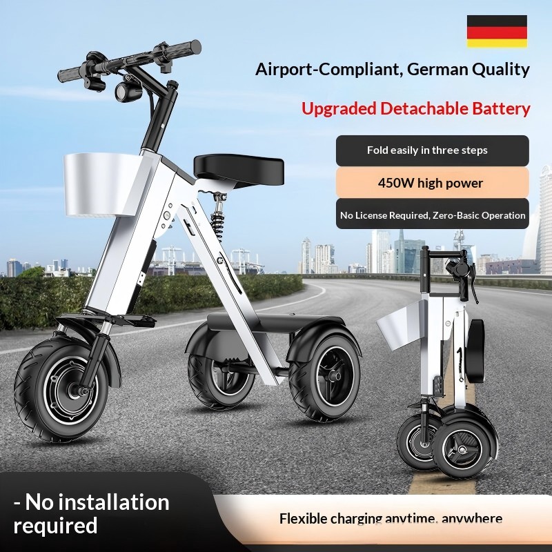 3-wiel opvouwbare scooterfiets - Folding Electric Scooter recensie en prijs