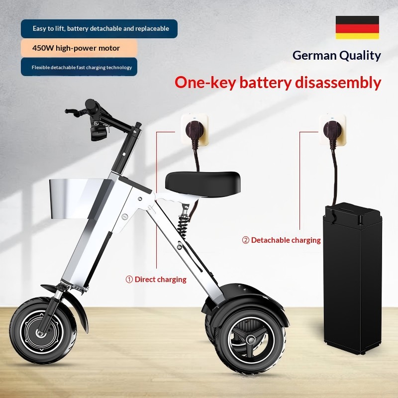 3-wiel opvouwbare scooterfiets - Folding Electric Scooter recensie en prijs