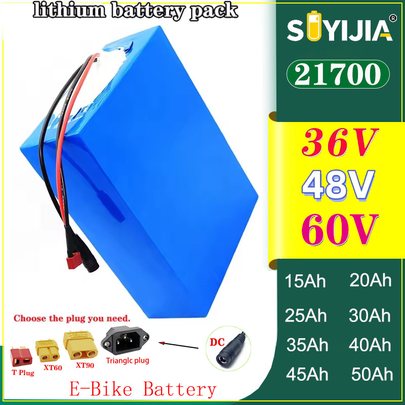 36V 48V 60V 50Ah 35Ah 20Ah 25A - 60V 30Ah 21700 Battery Pack recensie en prijs