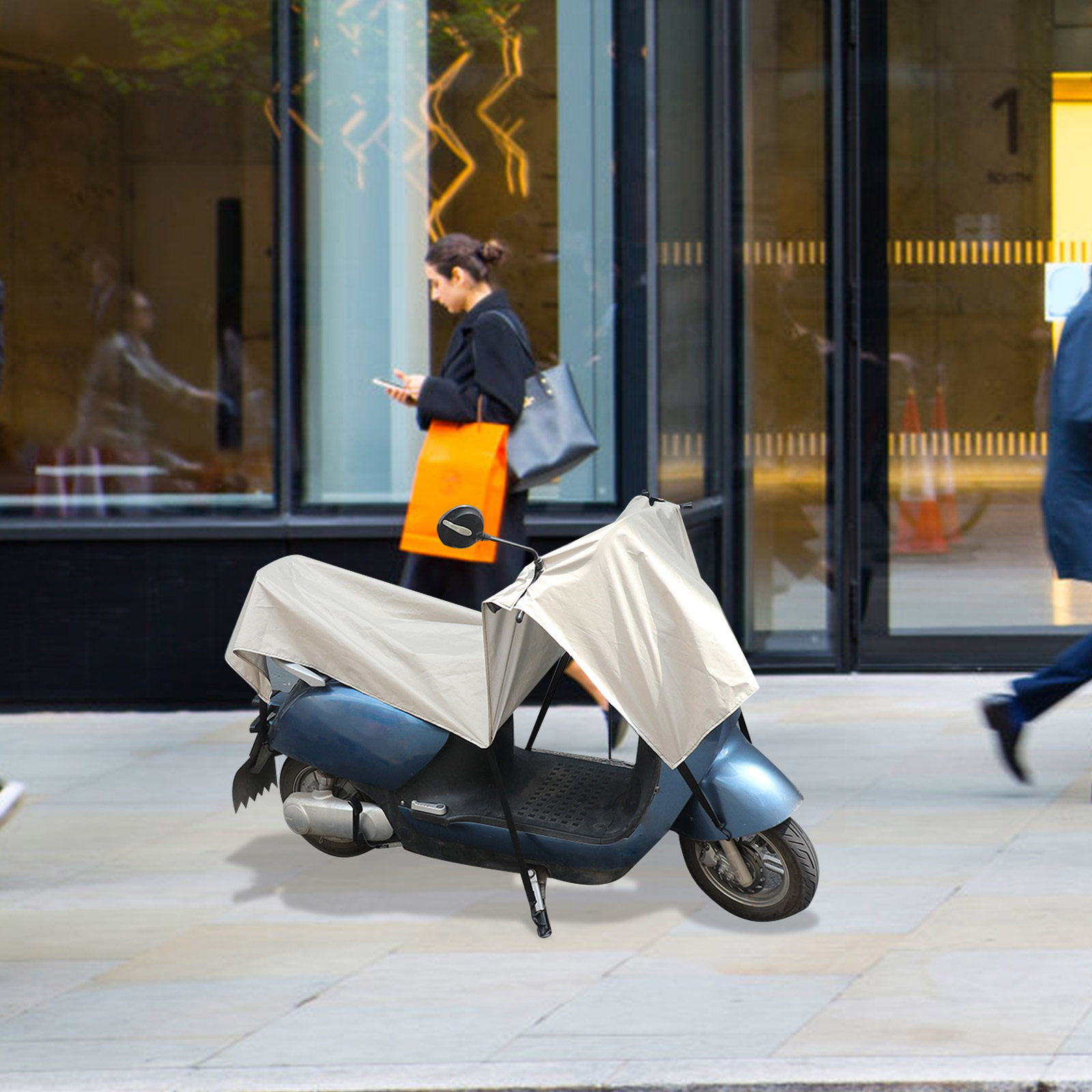 Extra grote waterdichte scoote - Electric Scooter Rain Cover recensie en prijs