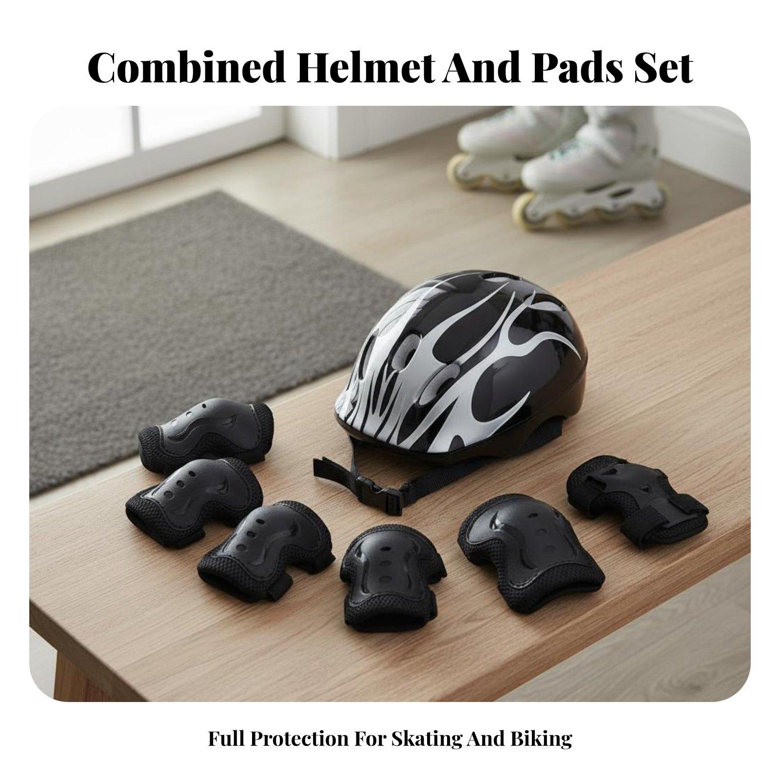 Kinderhelm en knie-, elleboog- - Scooter Helmet Set recensie en prijs