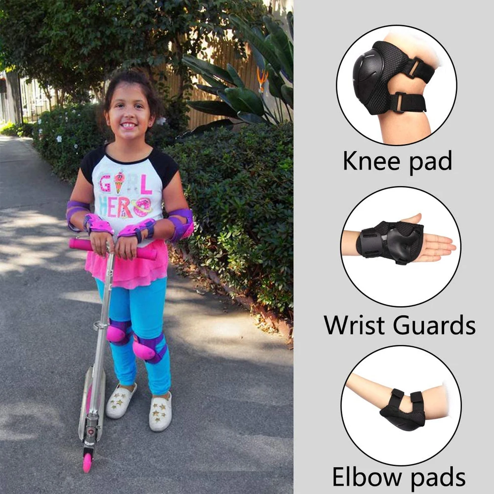 7 Stks/set Rolschaatsen Kids J - Scooter Helmet Set recensie en prijs