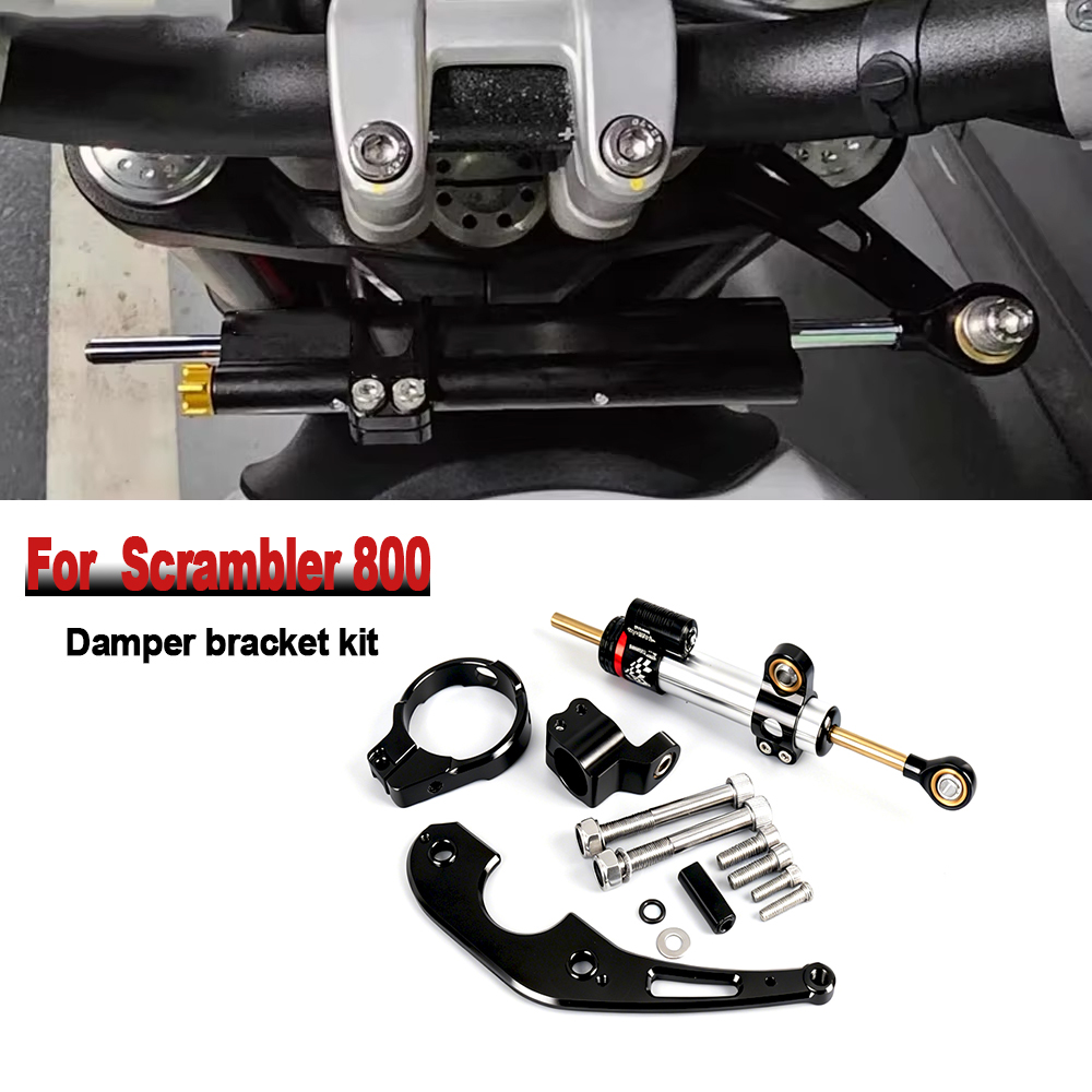 Voor Ducati Scrambler 800 Scra - Steering Damper Stabilizer Kit Cnc recensie en prijs