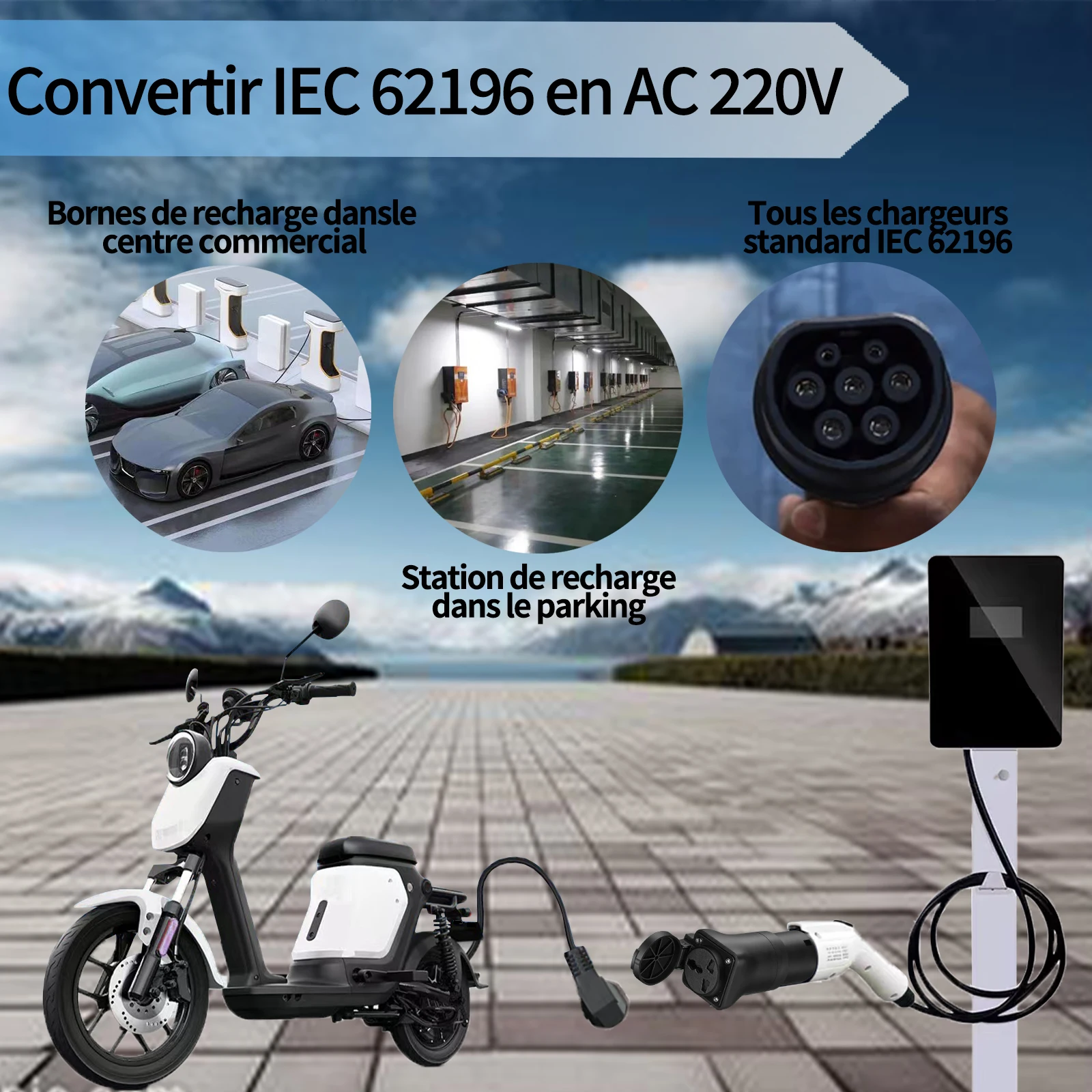 Type2 EV Charger Adapter EVSE  - Electric Scooter Charger recensie en prijs