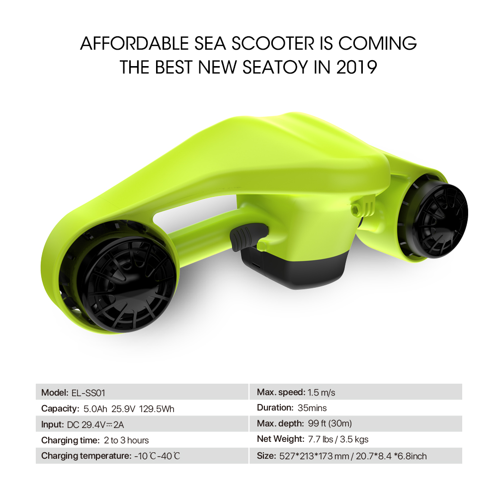 Asiwo Manta Onderwaterscooter  - Electric Scooter Adults recensie en prijs