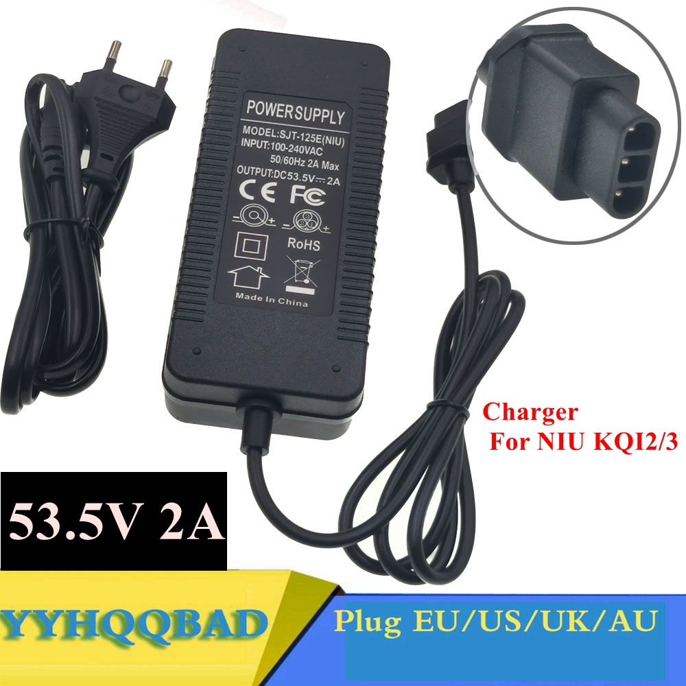 53.5V 2a Acculader Voor Niu Kq - Electric Scooter Charger recensie en prijs