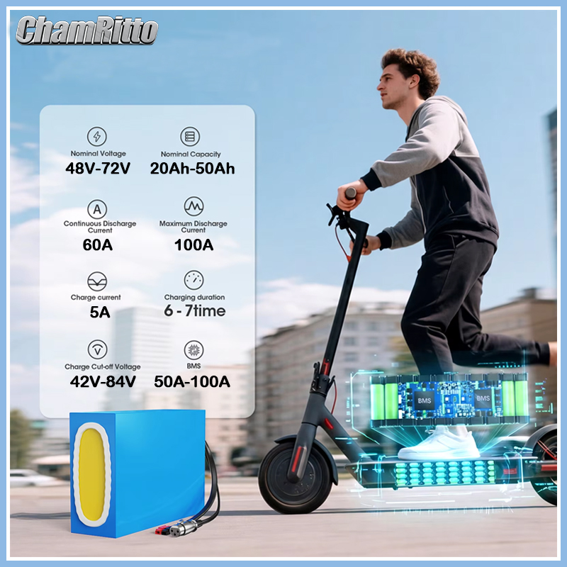 48V 20Ah 30Ah 40Ah 50Ah 21700  - 60V 30Ah 21700 Battery Pack recensie en prijs