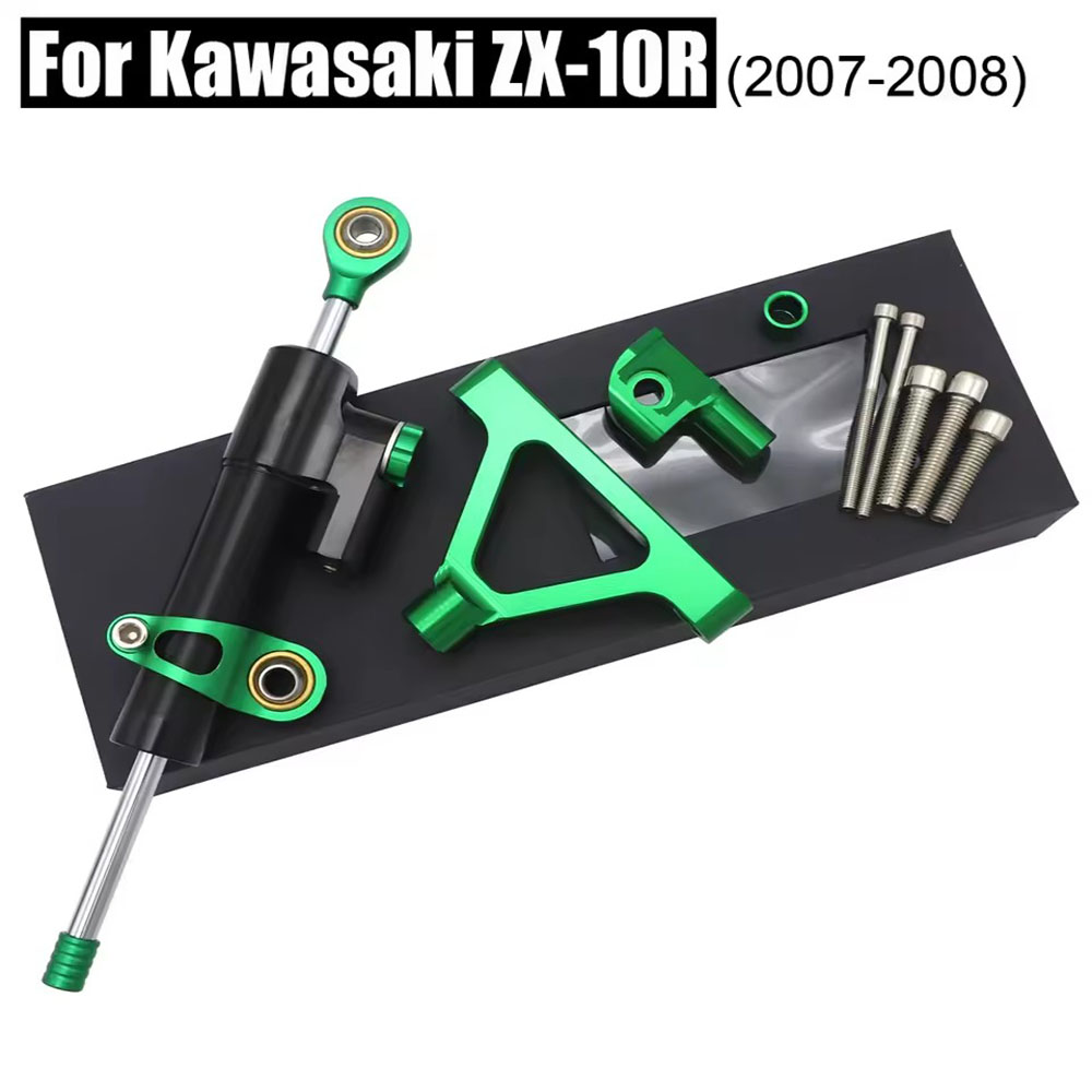 Voor Kawasaki ZX10R 04-05 Raci - Steering Damper Stabilizer Kit Cnc recensie en prijs