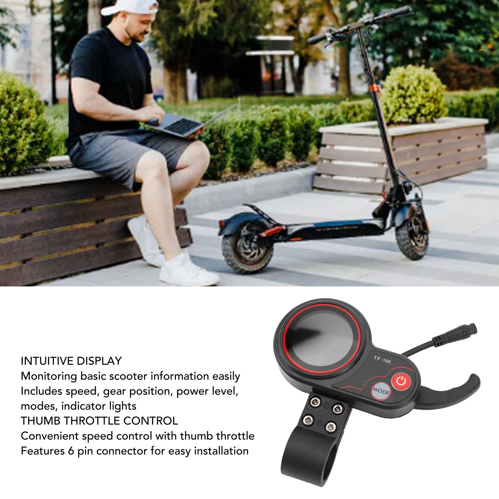 48V TF 100 Elektrische Scooter - Scooter Electric recensie en prijs